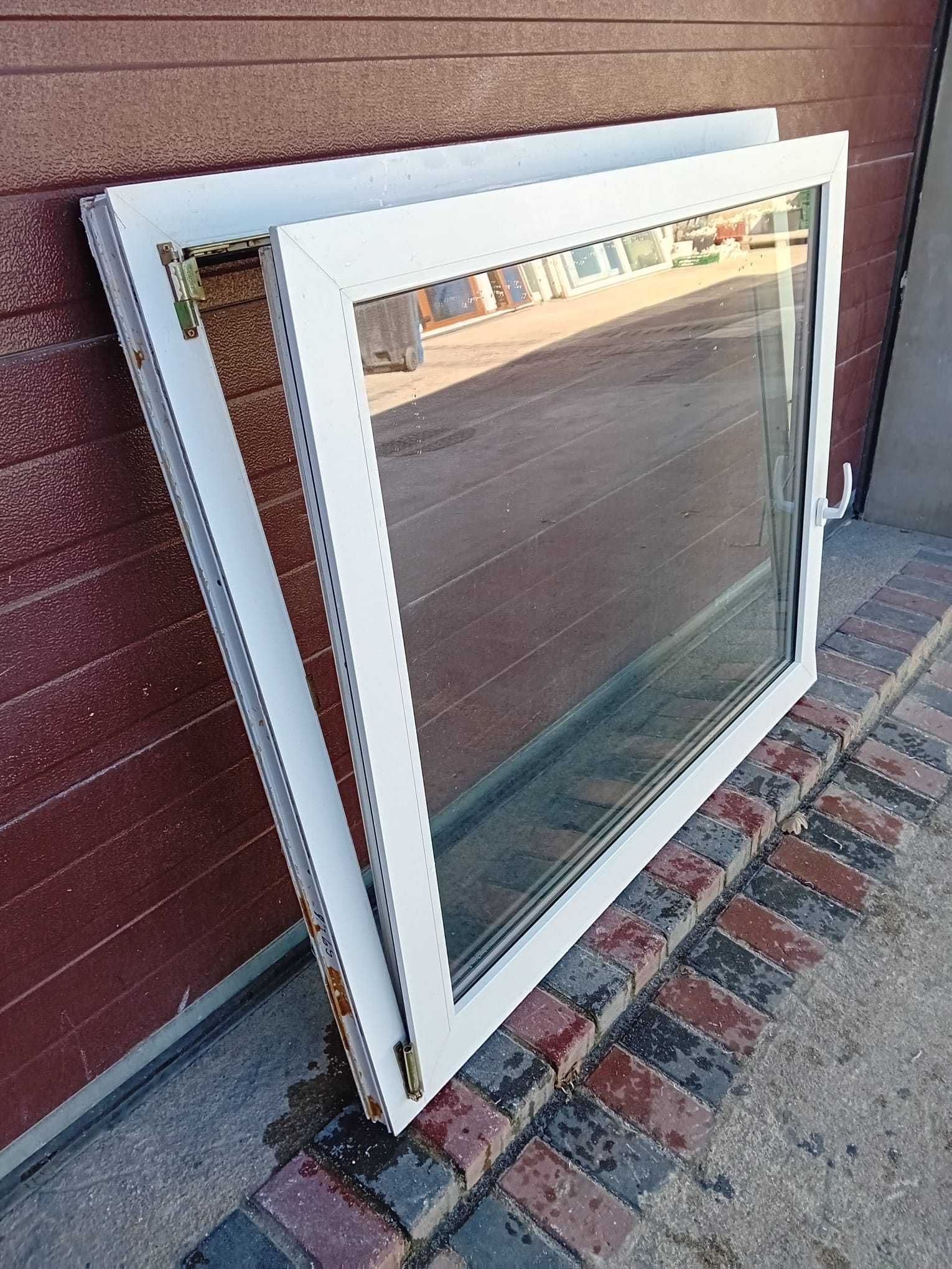 Okna jednoskrzydłowe 146x123 pcv okno białe DOWÓZ CAŁY KRAJ