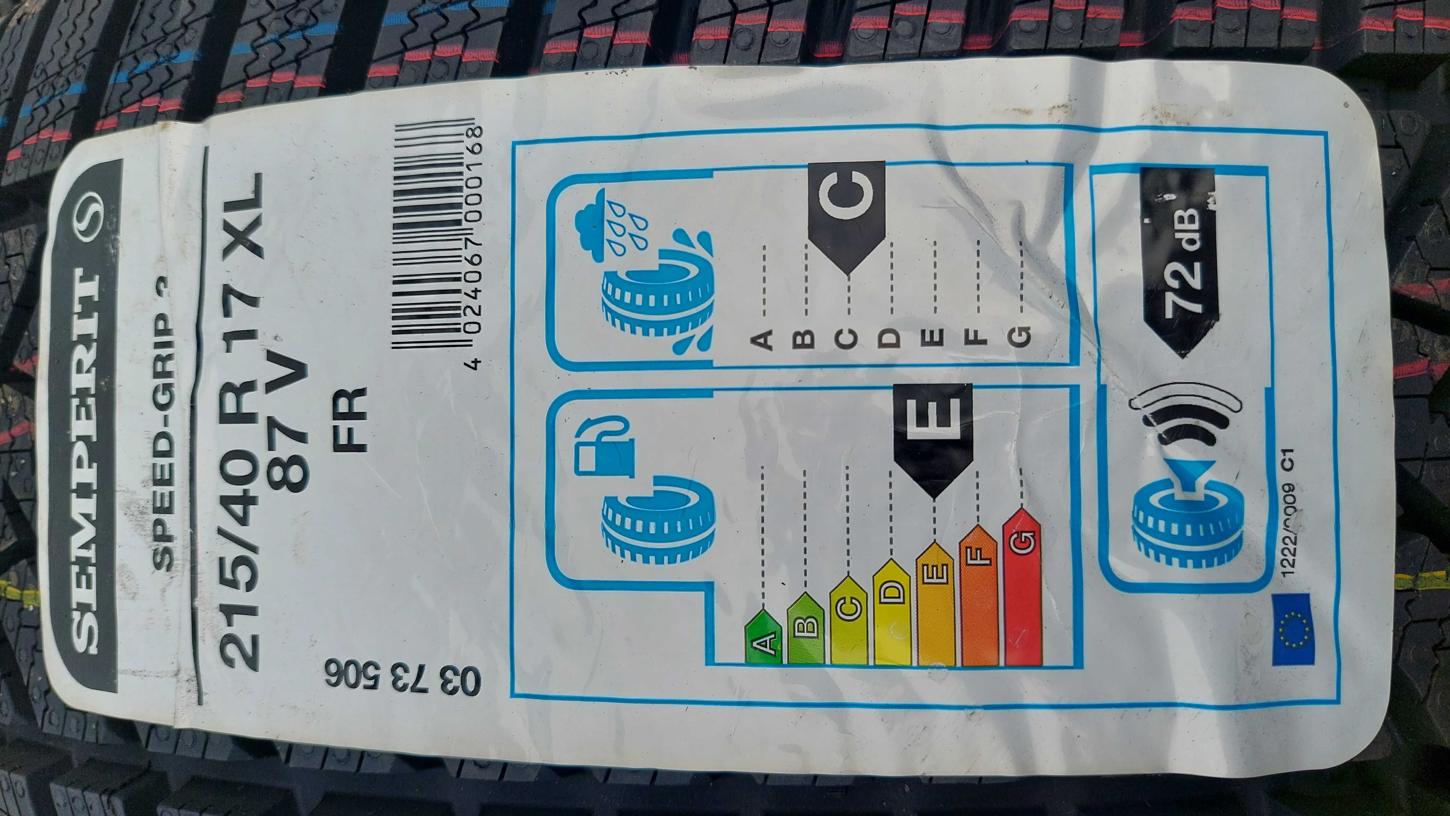 Opony zimowe 215/40r17 87V XL Semperit Speed-Grip 3 NOWE+MONTAZ