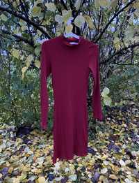 Sukienka/dress golf bordo/red/czerwony prążek Sugarfree S/M