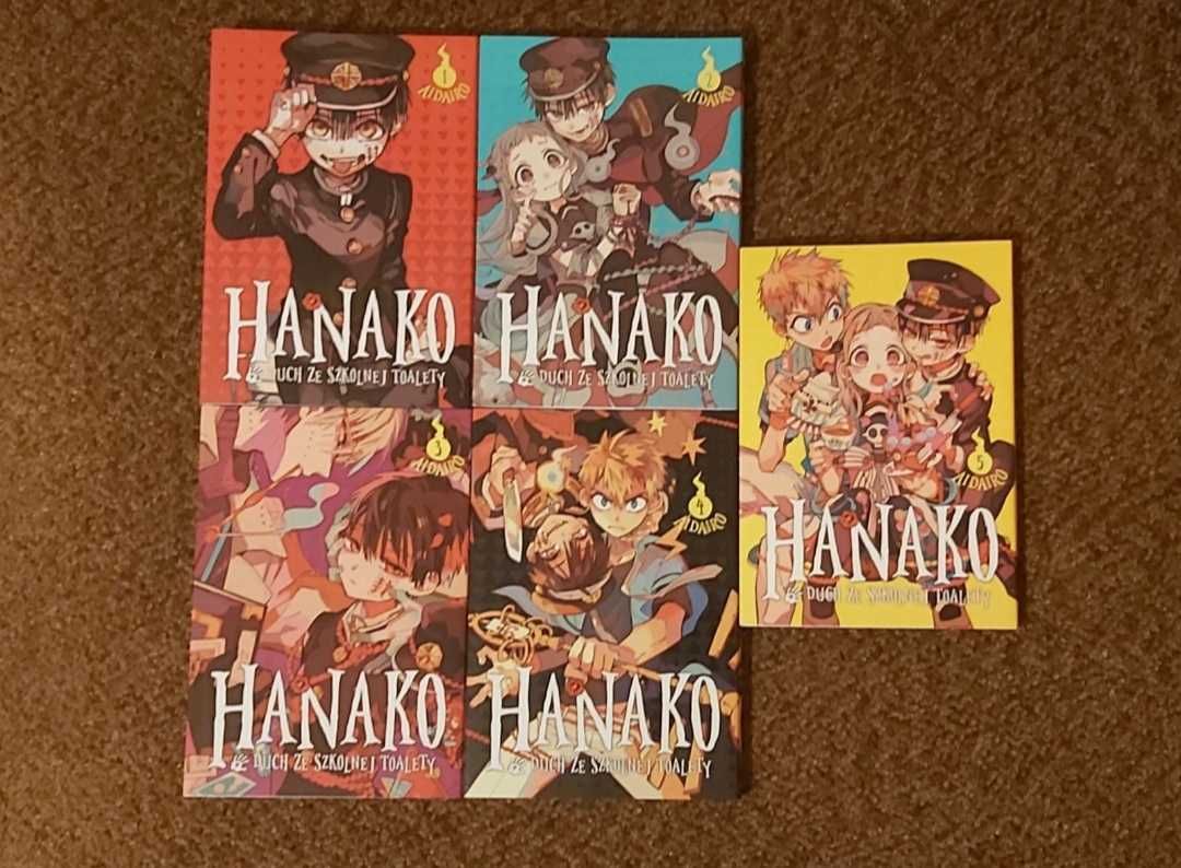 manga hanako duch ze szkolnej toalety tomy 1-5