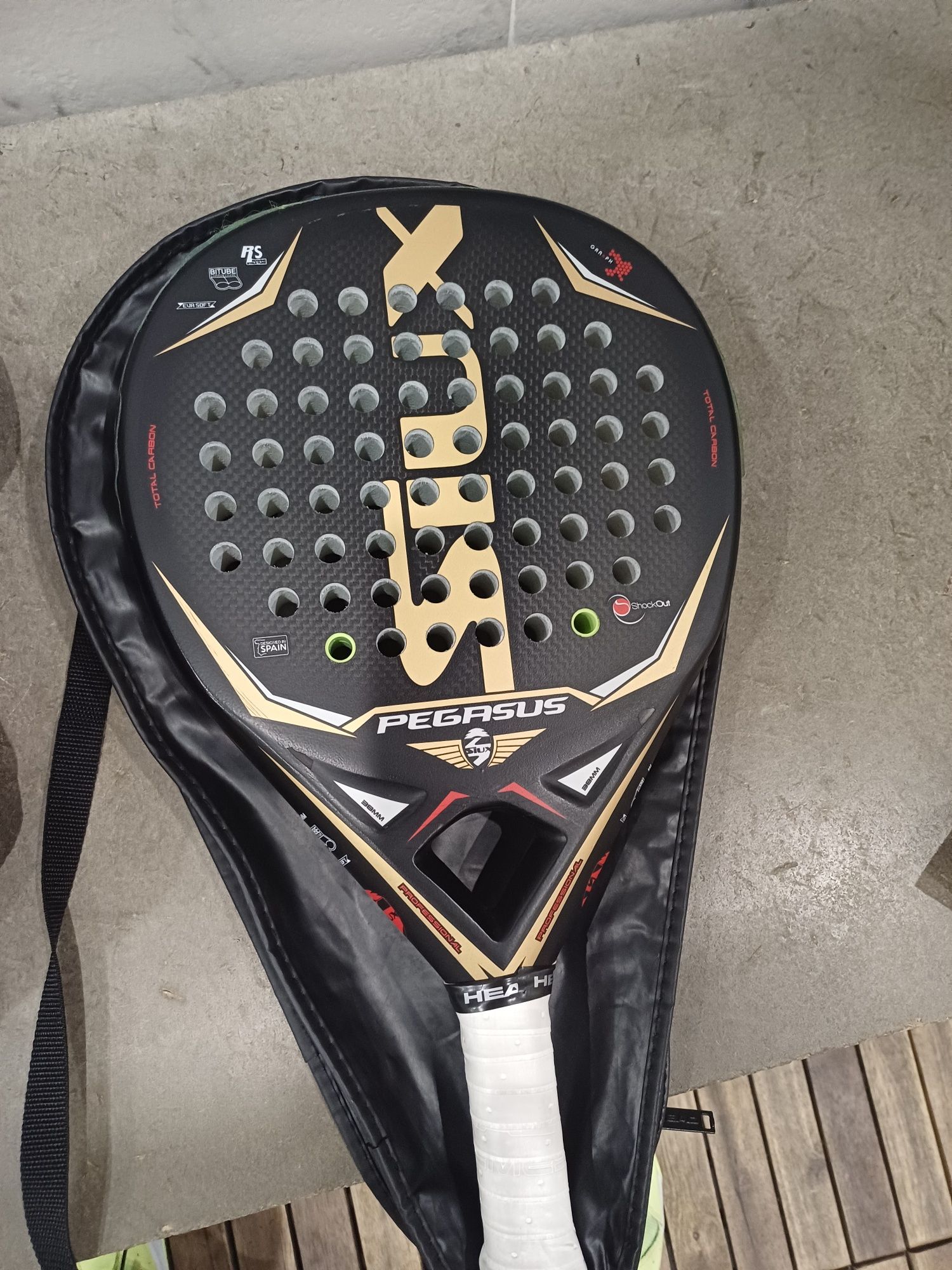 Raquete Padel Siux Pegasus Oro Usada