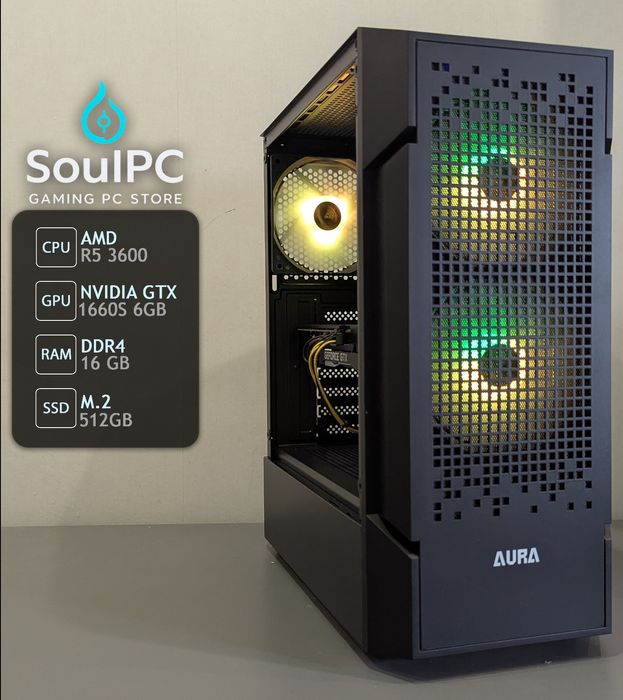 Ігровий пк Комп | 1660super 6гб | Ryzen 5 3600 | 16gb | 512gb