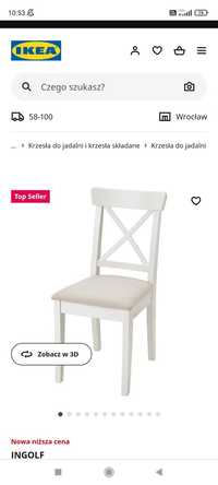 Krzesło ingolf ikea