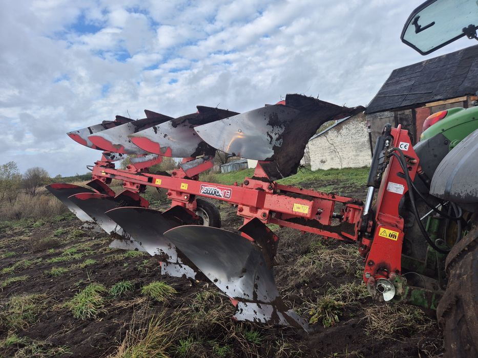 Pług 4 skibowy Obrotowy Euro-Masz 2021 ROK!! Okazja! Gumowe Koło! Igła