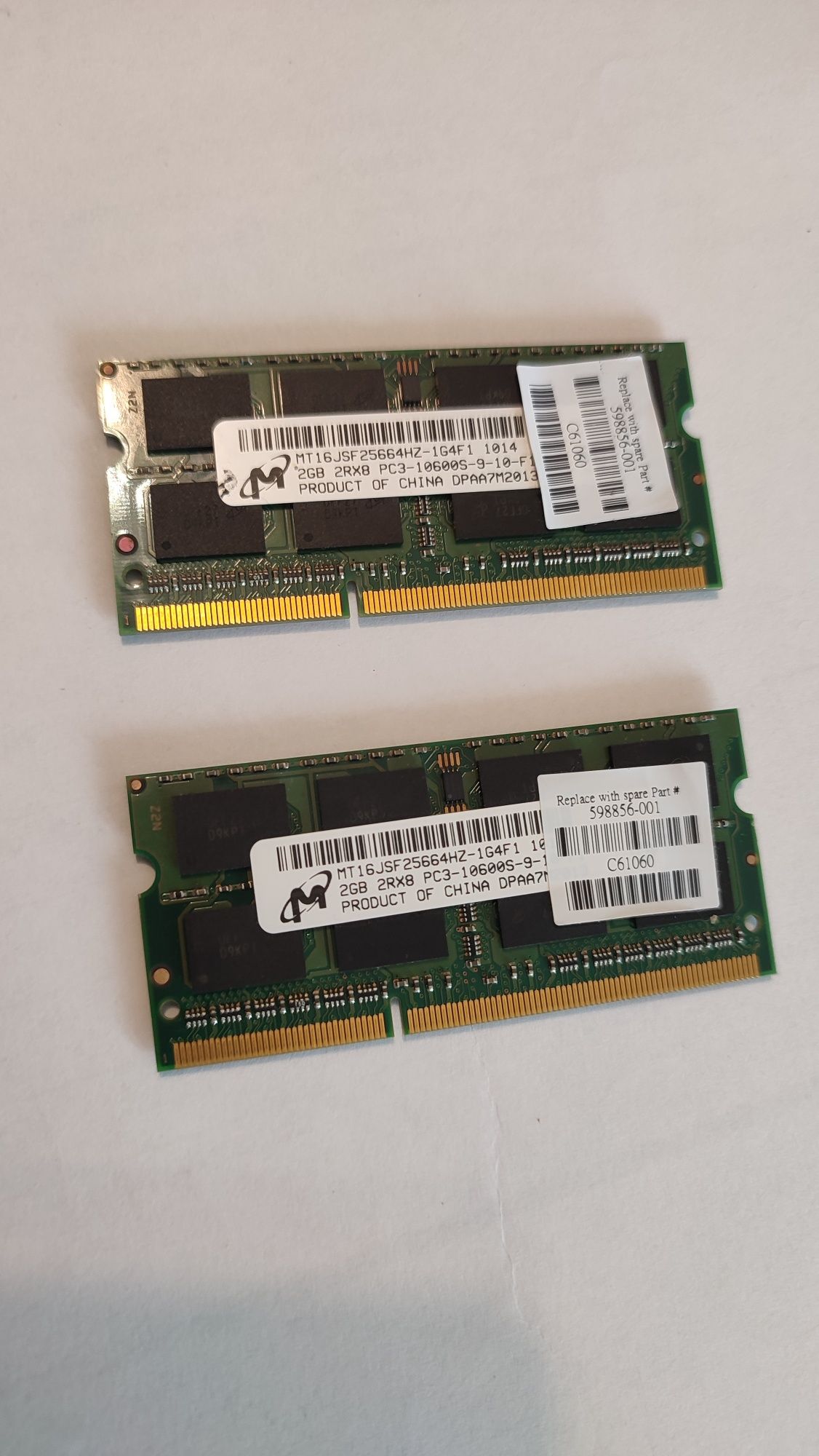Memorial para Portatil DDR3  2 gb+2 gb= 4 gb