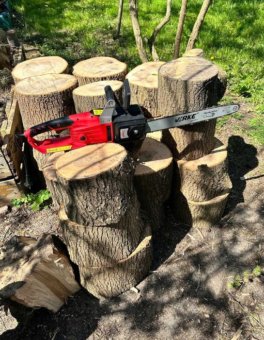 PIŁA ŁAŃCUCHOWA PILARKA Elektryczna Łańcuchowa Do Cięcia Drzewa 45cm