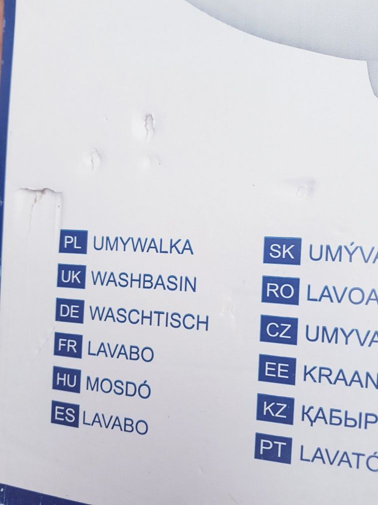 Umywalka ceramiczna wpuszczana w blat Calla 53.5 x 41 Z/O Cersanit