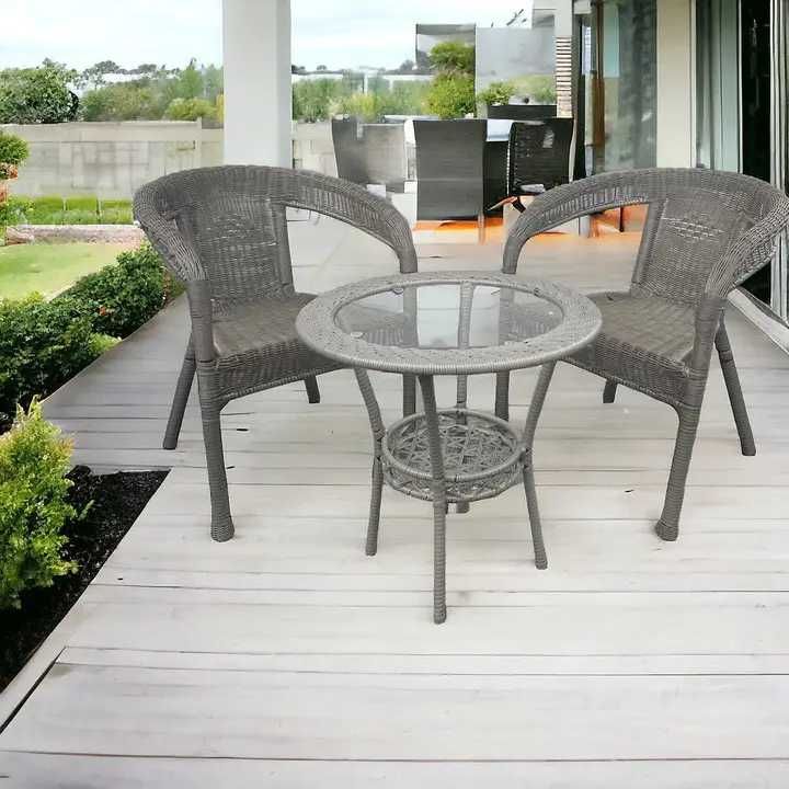 Набір садових меблів стіл 60см + 2 крісла Садові меблі Комплект меблів