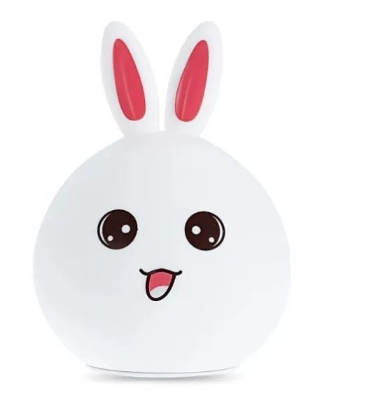 Ночной светильник RGB в форме кролика - Rabbit Silicone Lamp