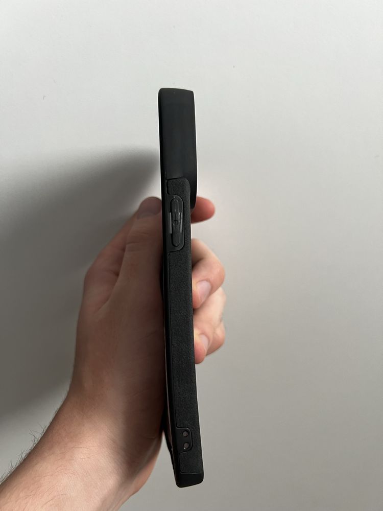 Iphone 15 Pro Max - Case (Czarny, Matowy, Sztuczna Skóra)
