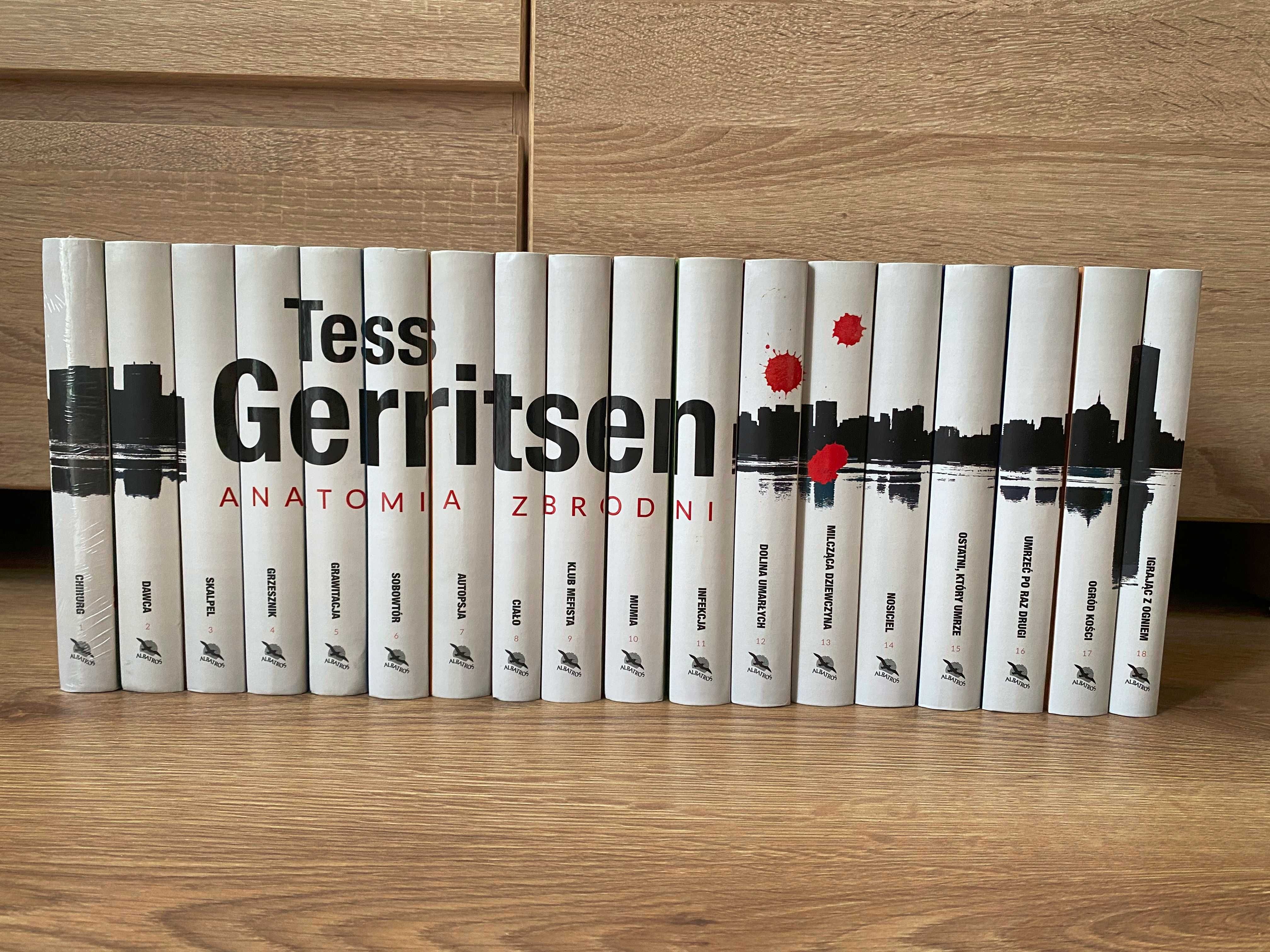 Tess Gerritsen Anatomia zbrodni komplet 18 tomów