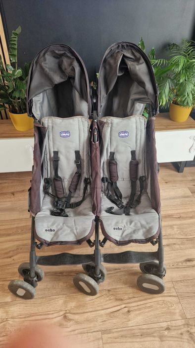 Spacerówka Chicco Echo Twin - wózek bliźniaczy spacerowy
