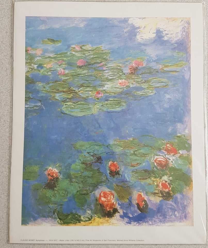 Plakaty artystyczne Gogh Monet kolekcja obraz malarstwo impresjonizm