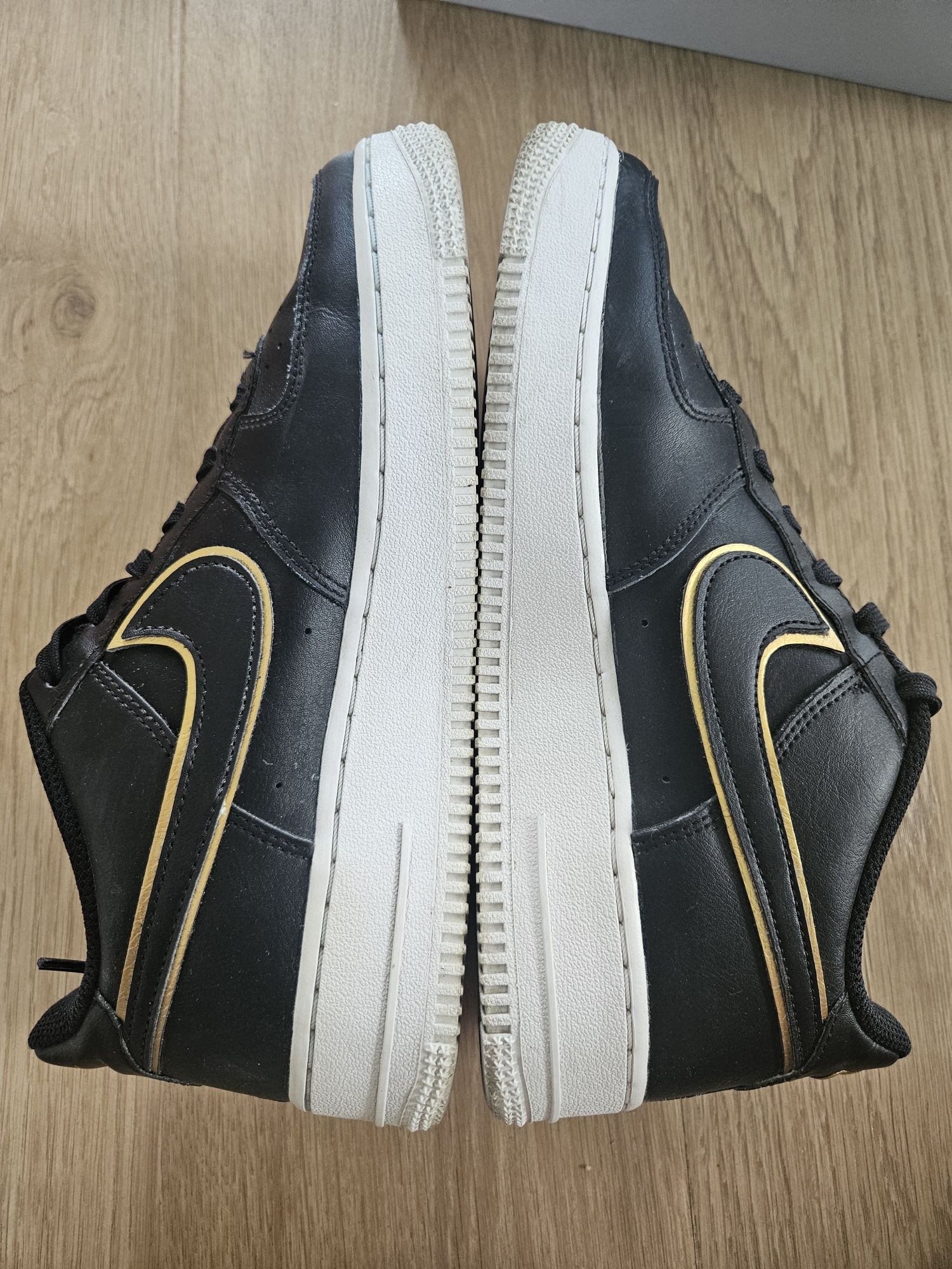 Nike Air Force 1 czarno złote 38.5