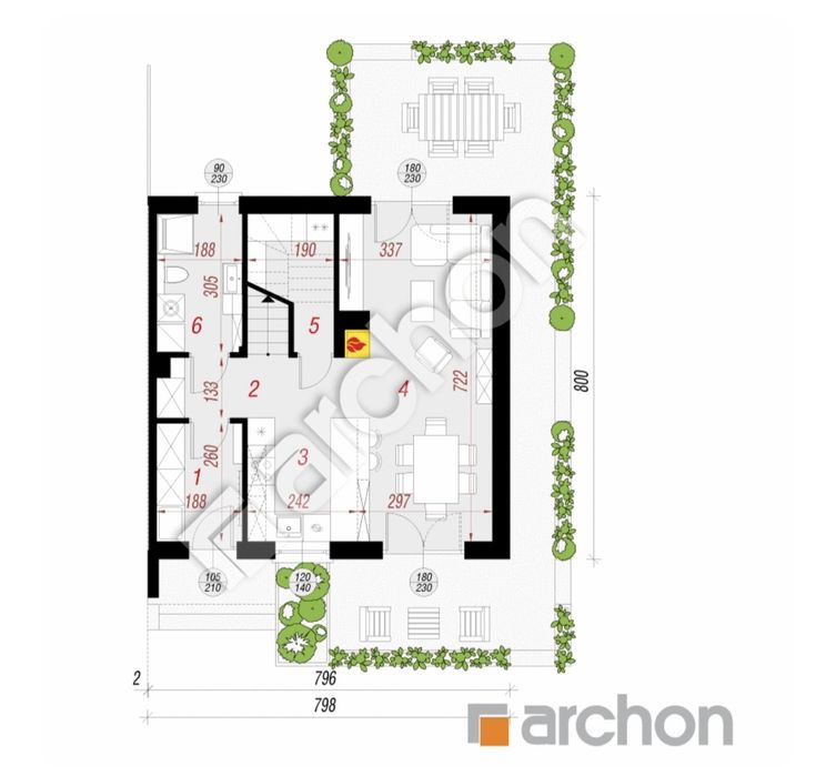 Dom koło Krakowa jednorodzinny z ogrodem w zabudowie bliźniaczej