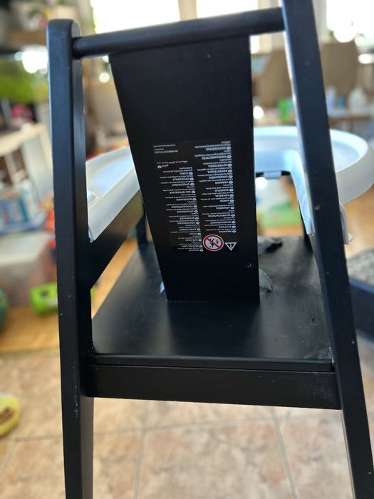 Krzesełko do karmienia drewniane Ikea