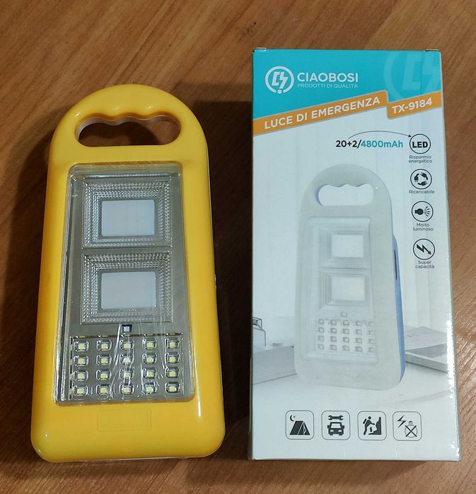 Фонарь аварийный Ciaobosi TX-9184 (20+2 LED) +PowerBank