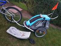 Croozer kid for 1 przyczepka rowerowa riksza wózek  2w1