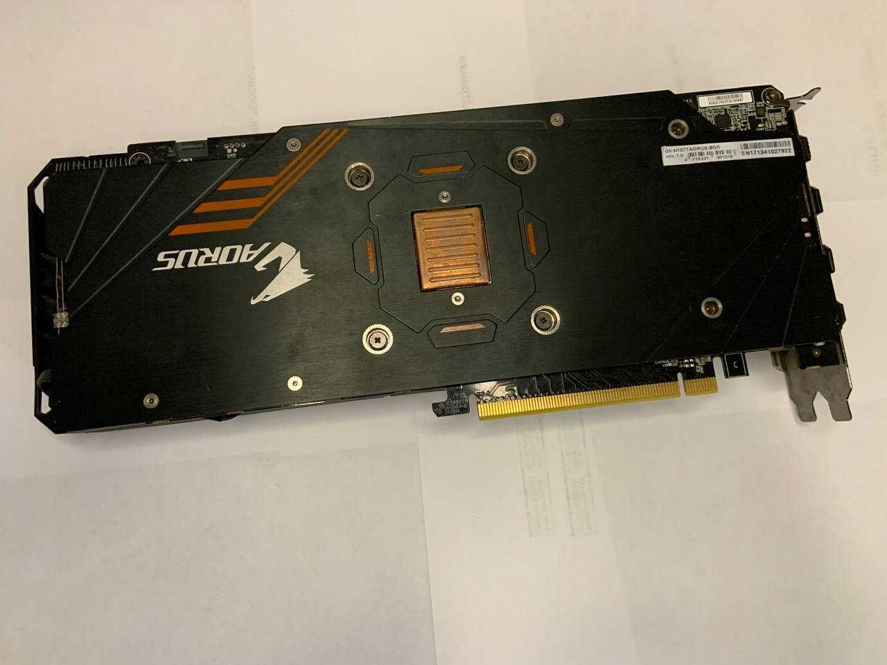 Відеокарта Gigabyte AORUS GTX 1070 Ti 8 ГБ GDDR5