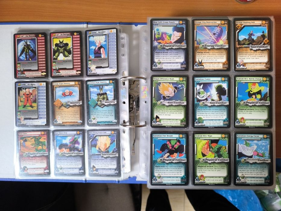 Karty Dragon Ball Z CCG SCORE kompletna Cell Saga 1-200.