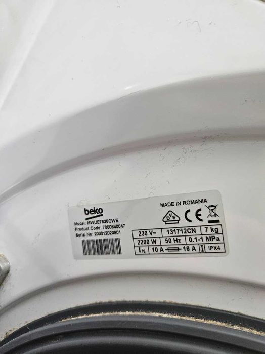 Pralka BEKO MWUE7637CWE 7kg