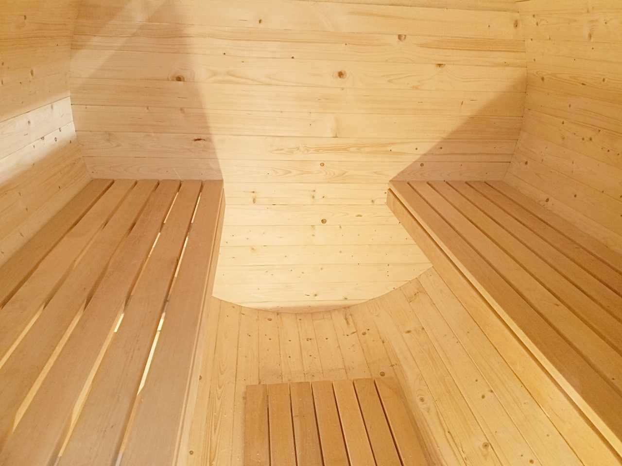 Sauna beczka 3m z przedsionkiem