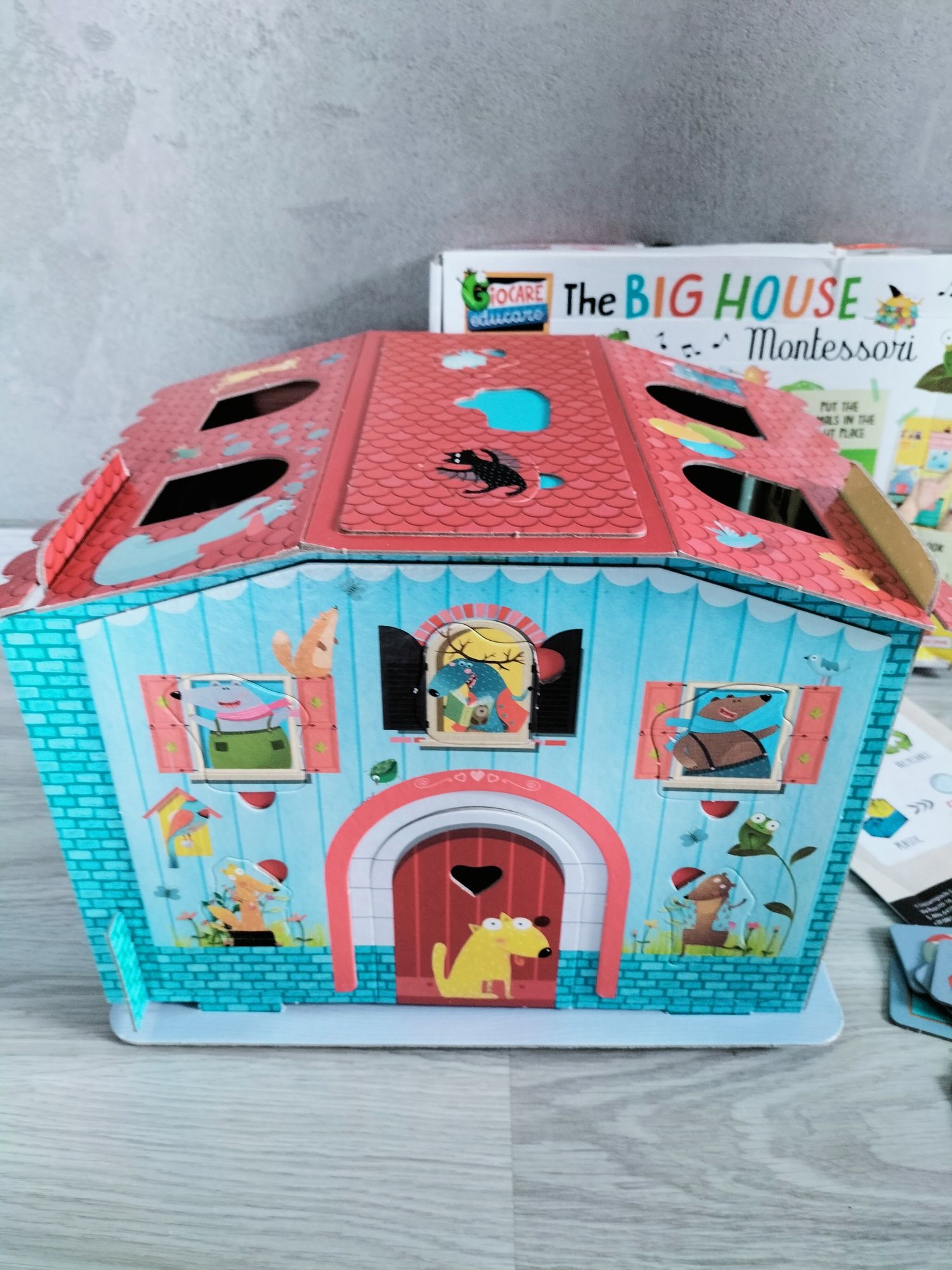 The big House monstessori 3d puzzle edukacyjne dom edukacyjny