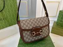 Gucci nowy monogram 1955 torba siodłowa