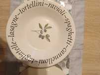 Trzy sygnowane włoskie talerze do makaronów 27 cm