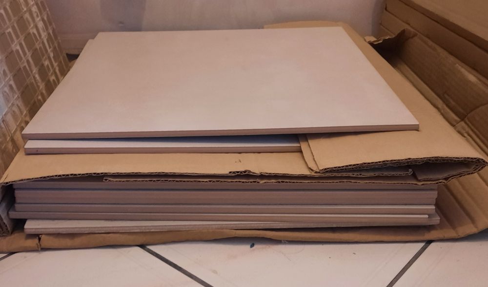 Płytki kafle szare 45x45