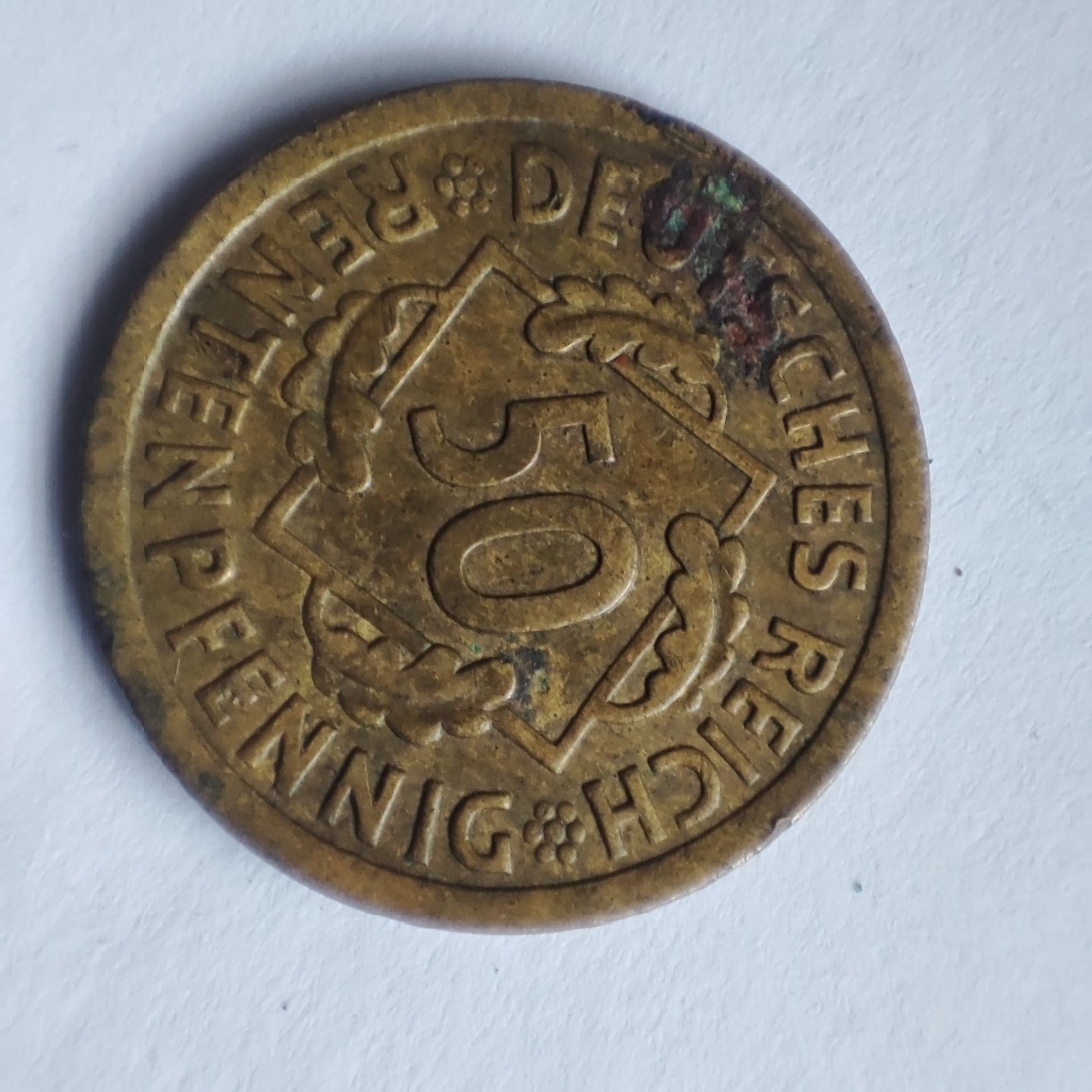 50 pfennig 1924 A