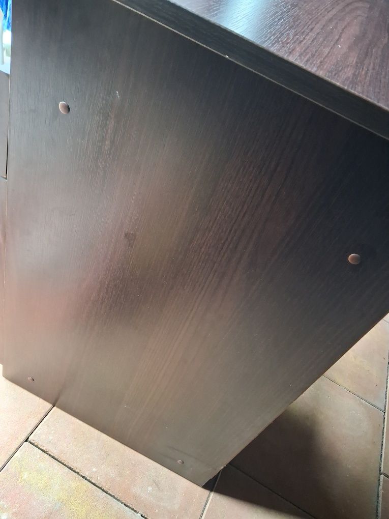 Biurko ciemny orzech blat 89x51