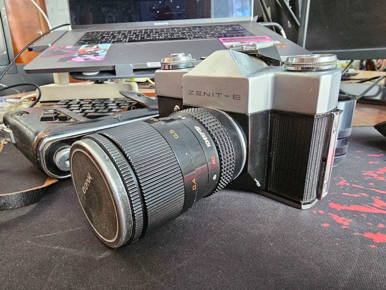об'єктив индустар 61 л/з ,фотоапарат,ZENIT-B,зенит-в