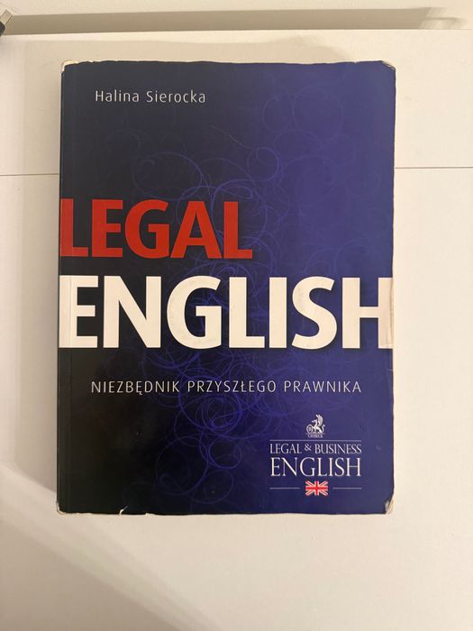 Sprzedam książkę Legal English