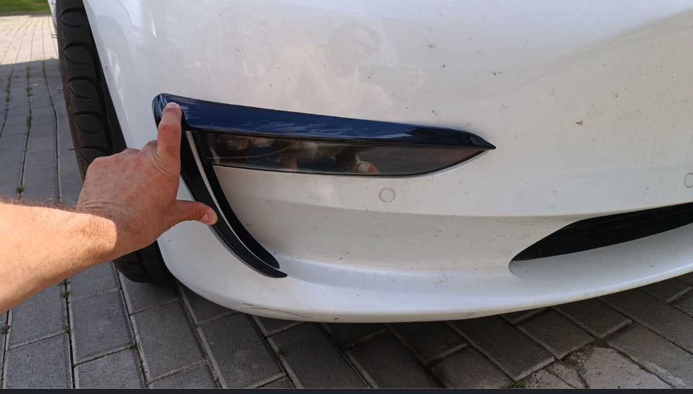 спойлер на Tesla Model 3, Y жабры, дефлектор, тюнинг, накладки, губа