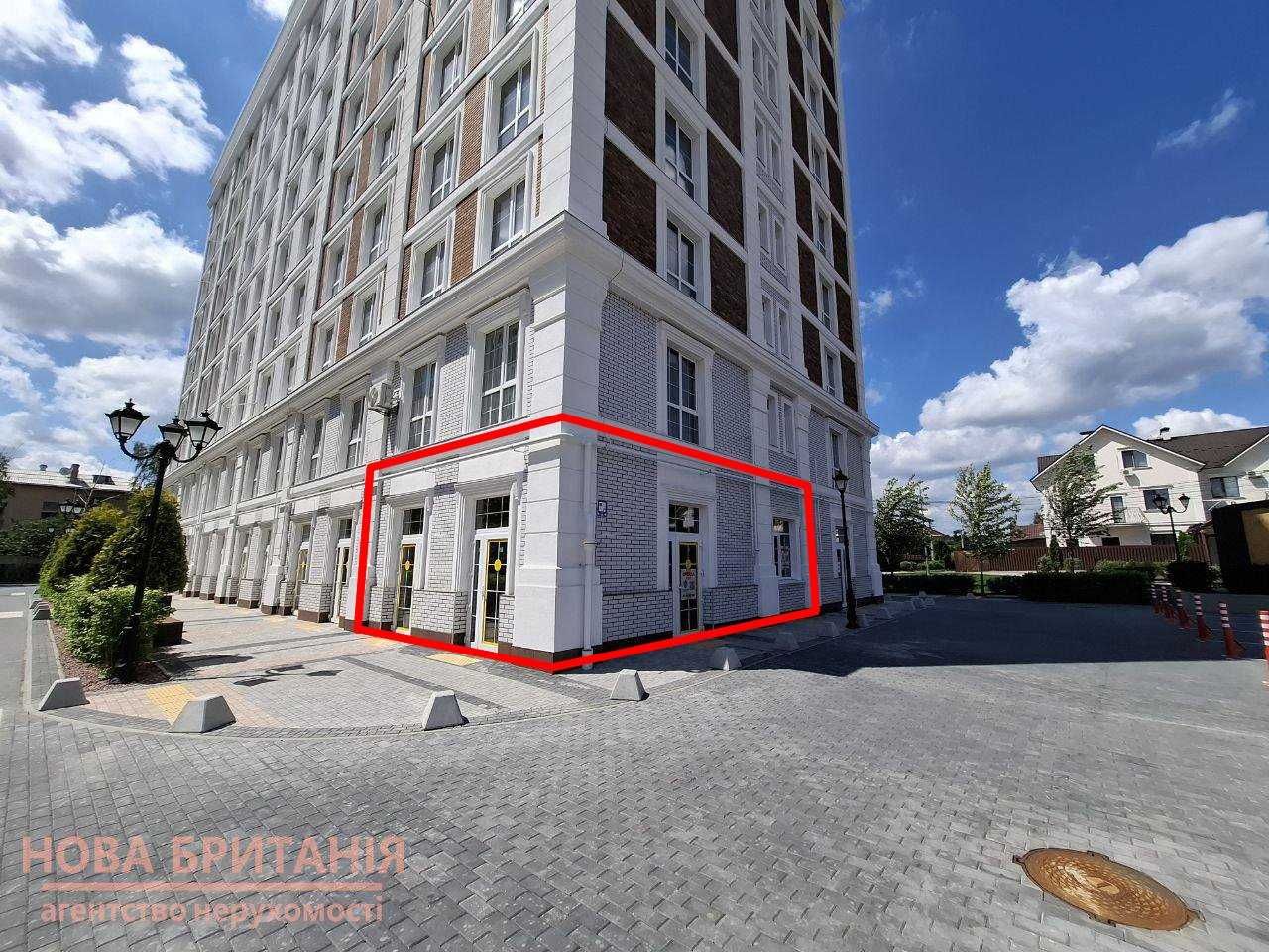 Оренда ФАСАДНОГО приміщення 45.36м²  1 поверх ЖК Оксфорд