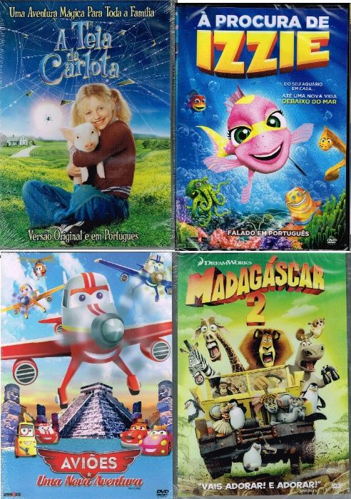 Filmes em DVD: Animação Disney Marvel Pixar Outros - NOVOS! SELADOS!