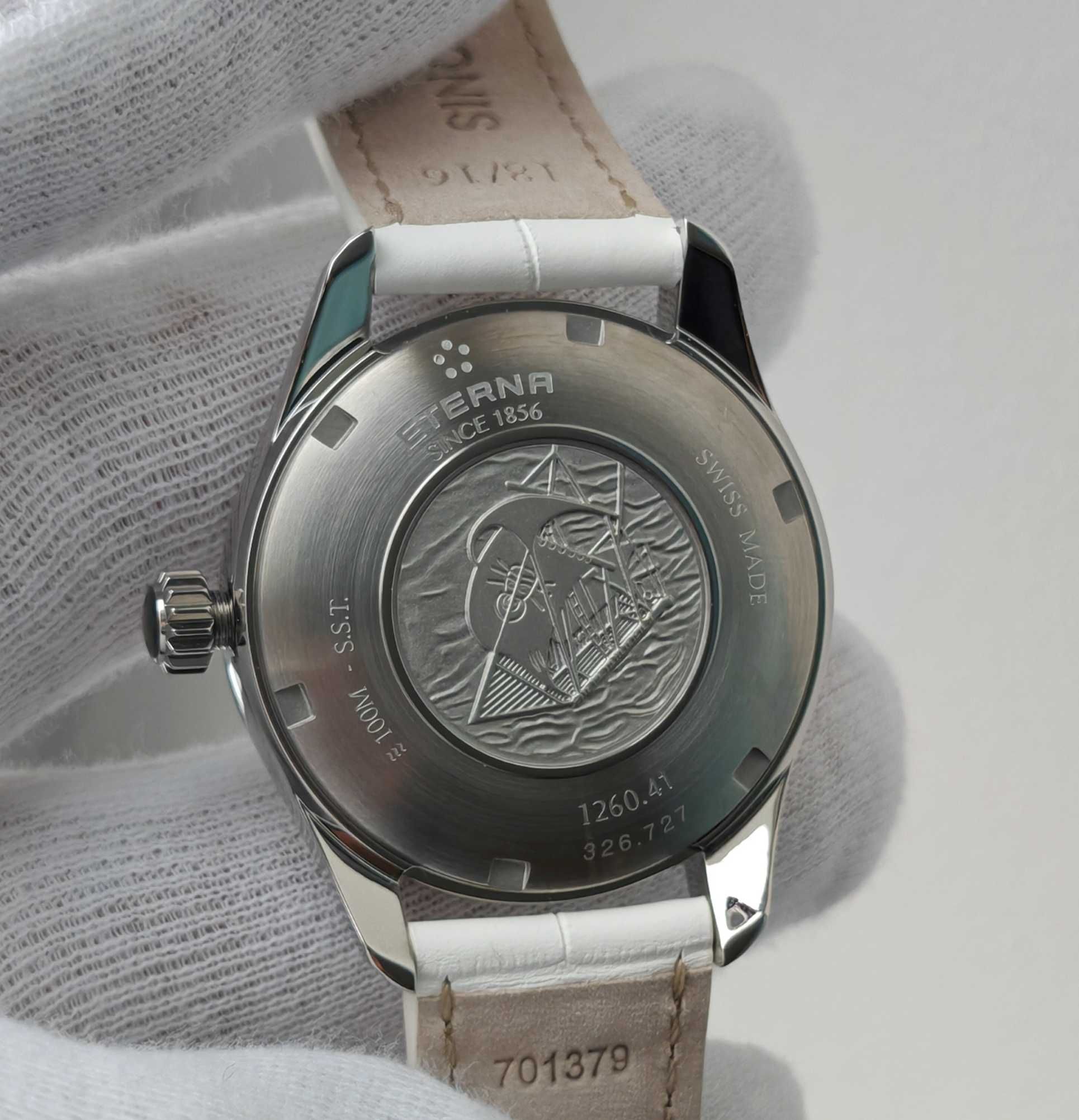 Жіночий годинник Eterna KonTiki Automatic 1260.41 Swiss made Diamond