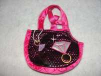 Bolsa Pequena Criança Rosa e Preta