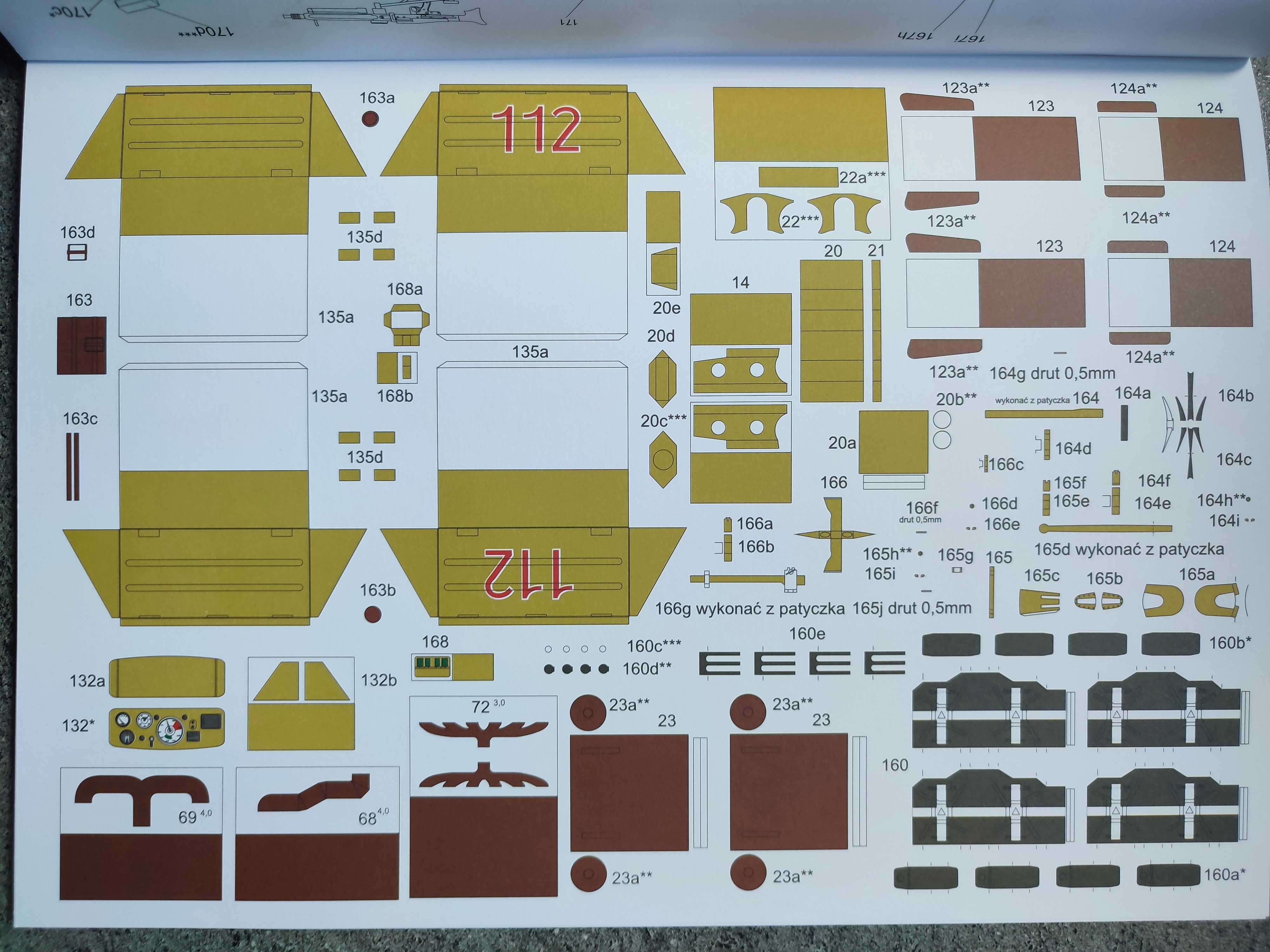 Model kartonowy Angraf nr 105:  Sd.Kfz.8 DB10