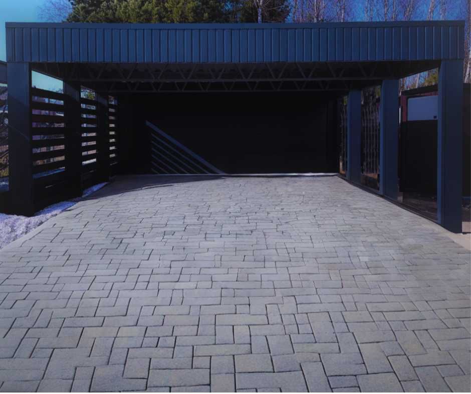 Wiata garażowa Carport, Wiata pod fotowoltaikę konstrukcja ocynkowana