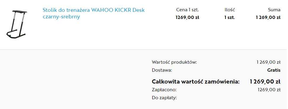 ZESTAW [Elite Direto XR + Wahoo KICKR Desk]