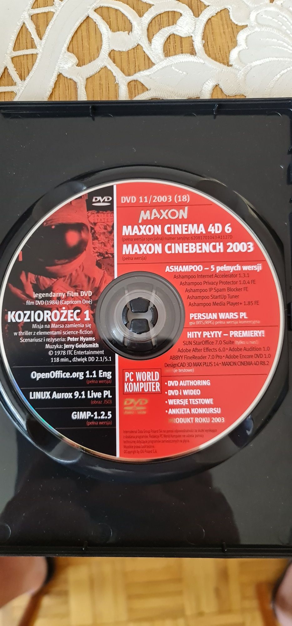 Capricorn One Koziorożec 1 DVD Dolby Digital 5.1
