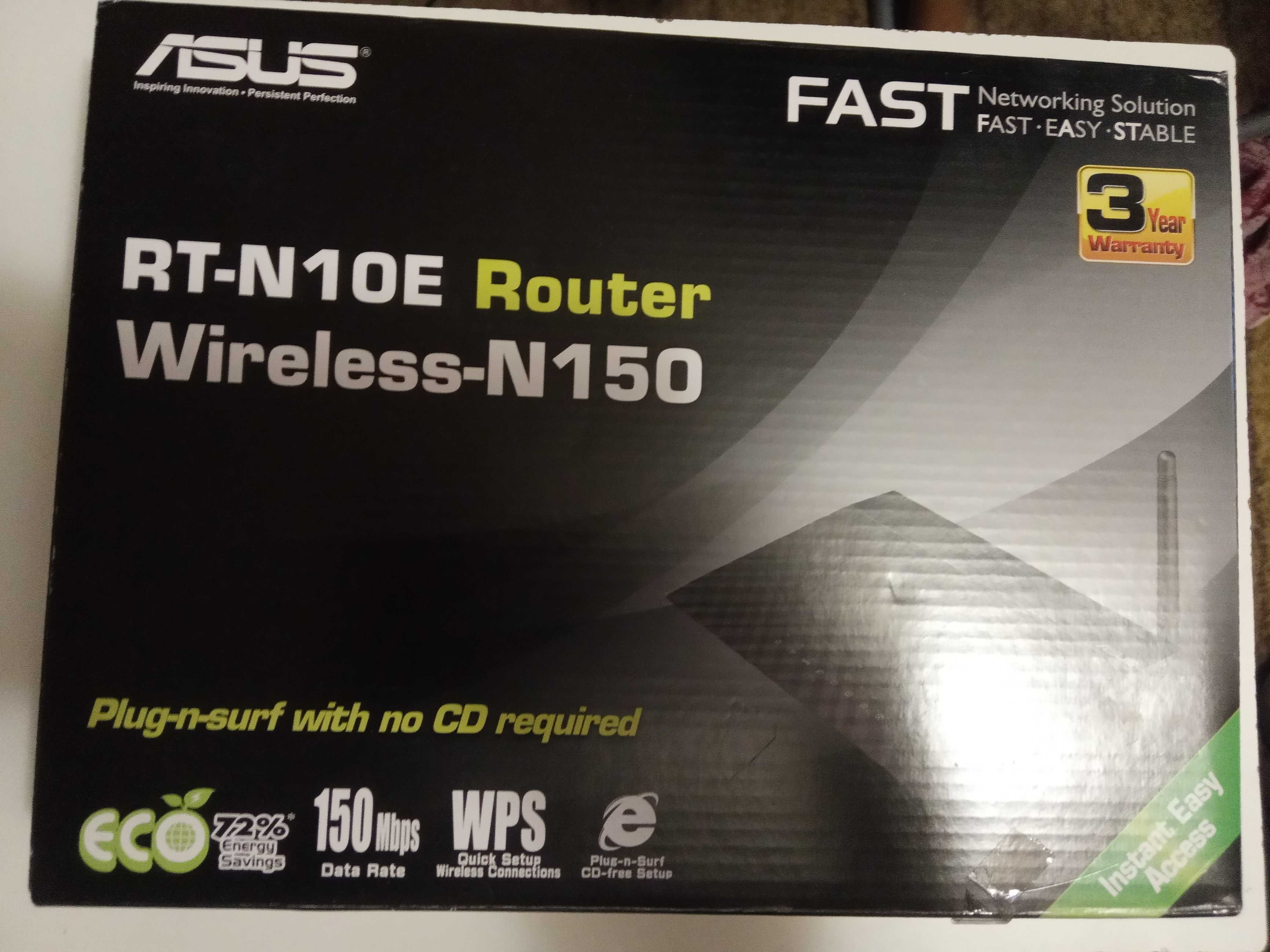 Маршрутизатор RT-N10E Router Wireless-N150 фірми Asus.