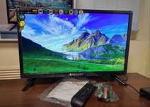 Телевізор SlimTV24 дюйми T2 FULLHD 12/220v USB/HDMI LED IPS Телевизор