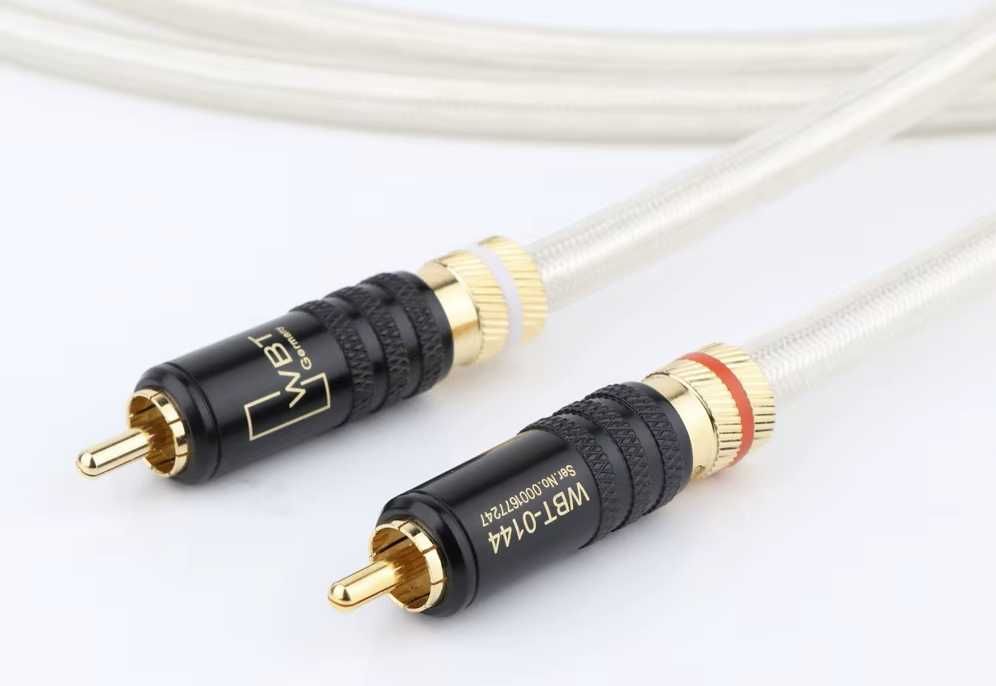 Hi-Fi аудіо кабель (пара) XLR до RCA / XLR,  Ag-plated 2м