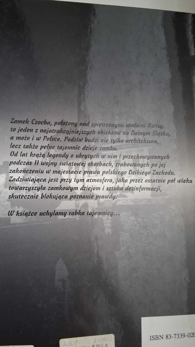 Tajemnice zamku Czocha Skarby Trzeciej RzeszyJanusz Skowroński książka