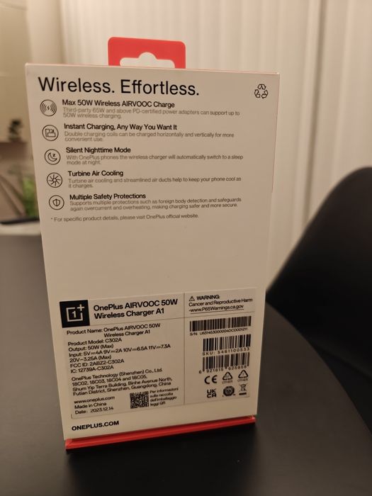 Ładowarka indukcyjna Airvooc 50W OnePlus