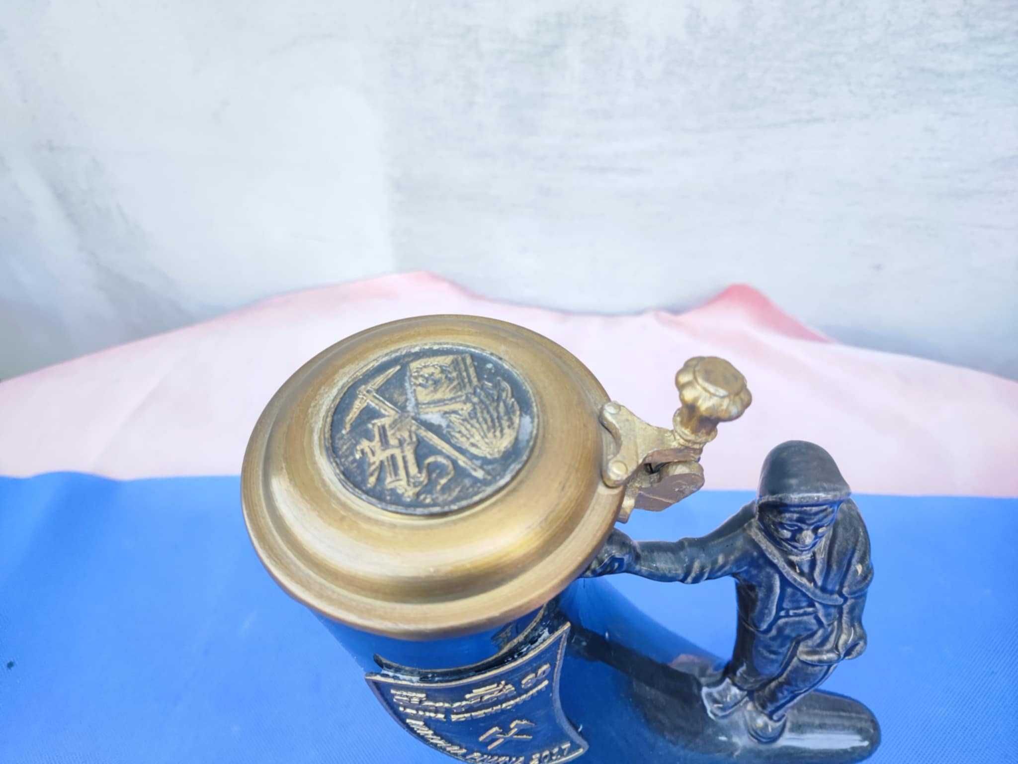 Ceramiczny kufel,róg obfitości,KWK Ziemowit 2017 r.karczma piwna