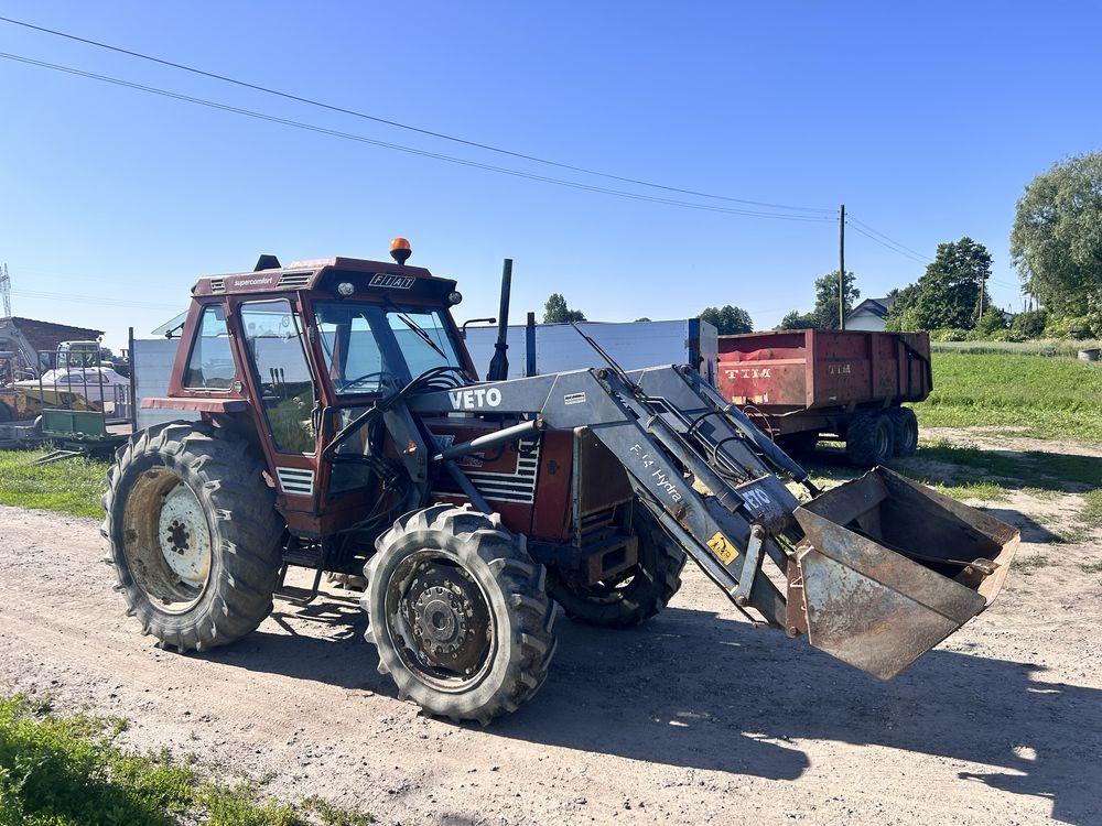 Ciagnik rolniczy Fiat 880 z turem 4x4